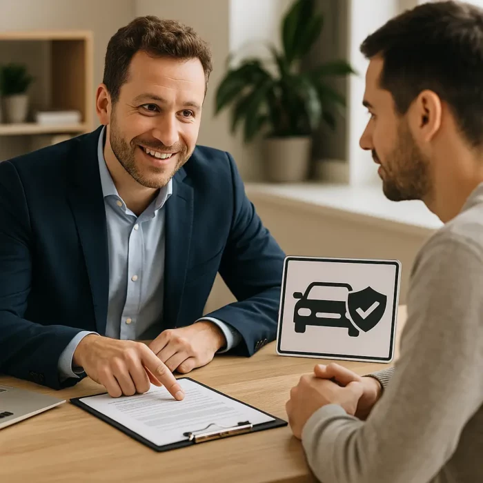 Conseiller en assurance accompagnant un client résilié pour non-paiement vers une solution rapide