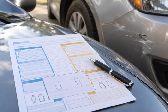 Constat après un accident responsable qui fait passer le bonus 50 à 0,62