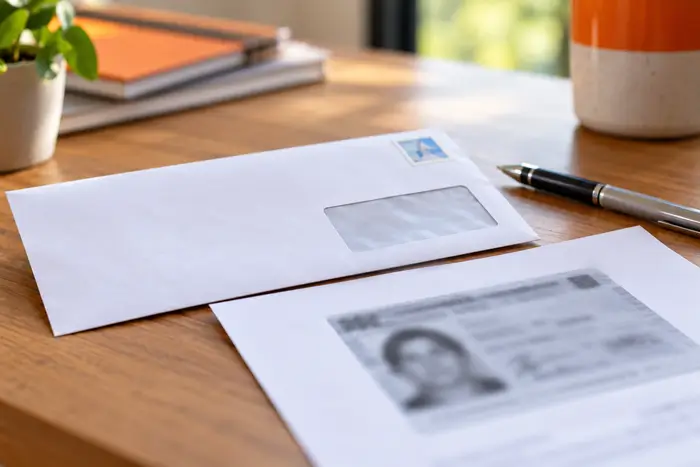 Courrier de demande d'accès au fichier AGIRA avec justificatif d'identité